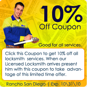 San Diego Locksmith Coupon